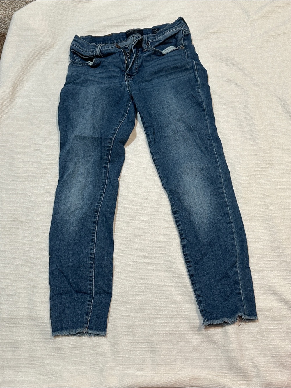 Lucky Brand Dark Blue Cropped Jeans